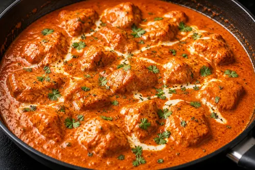 Finish the Butter Chicken