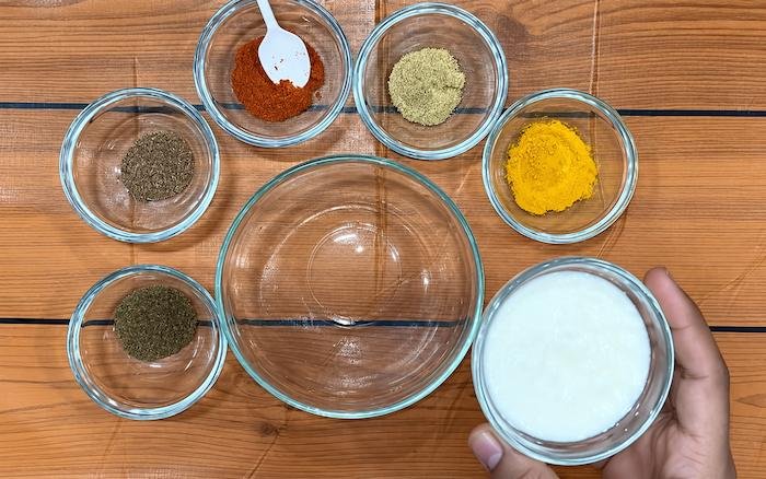 Prepare the Curd and Spice Mixture