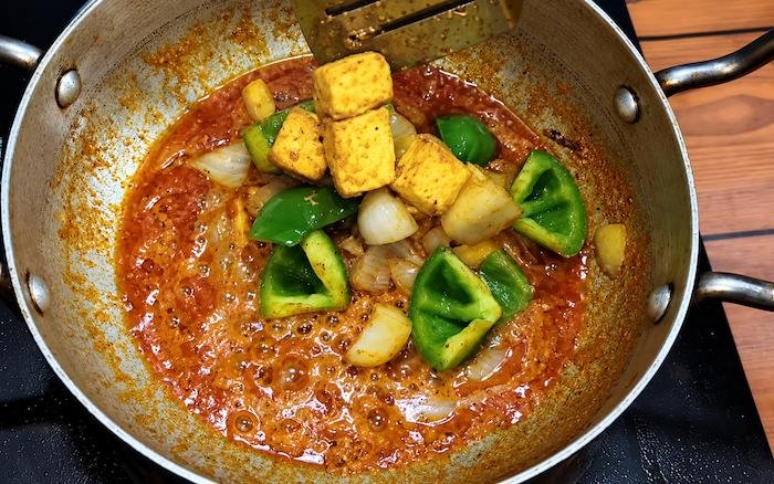 Add Paneer and Vegetables