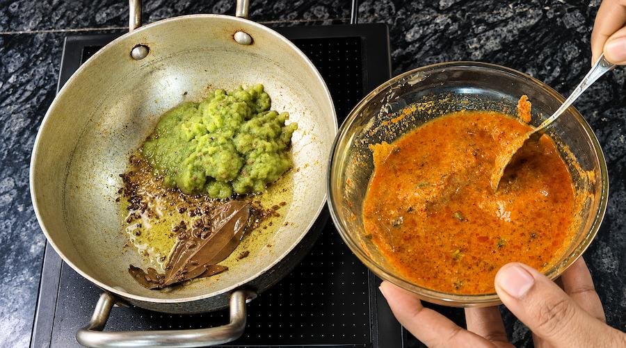 Add the Spiced Curd Paste