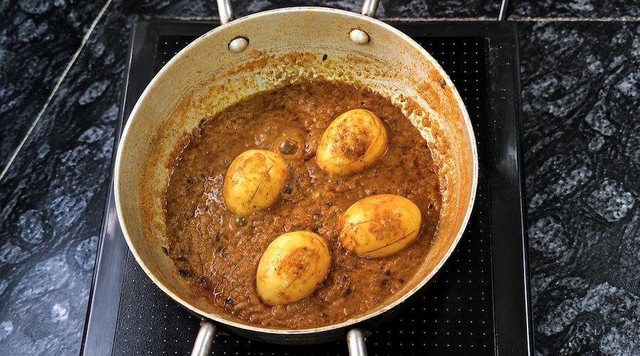 Add the Fried Eggs